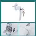 thumbnail image 4 of FEAMOS Secure Lockable Window Handle with Key & Screws Window Handle Set Key Locking Mechanism Simple Installation, 4 of 8