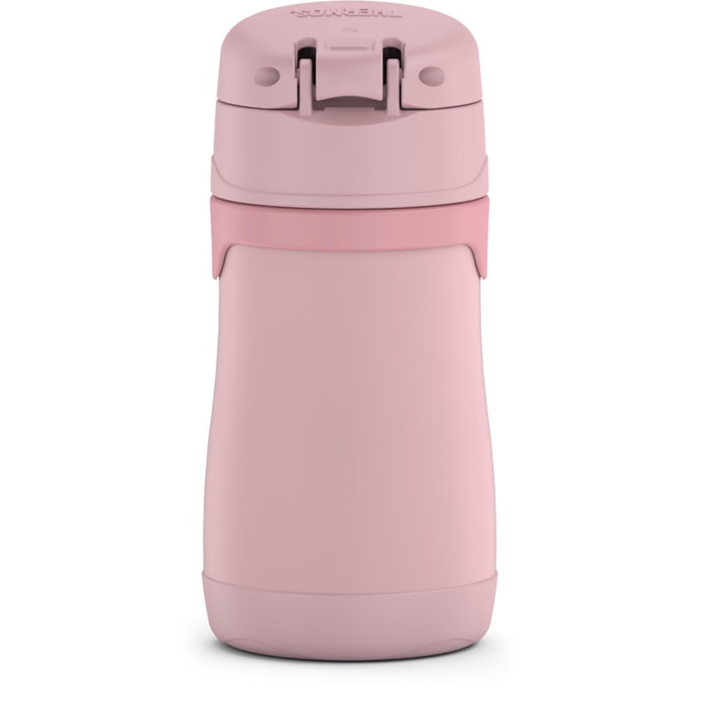 Thermos Baby 10oz Stainless Steel Straw Bottle, Rose photo 6