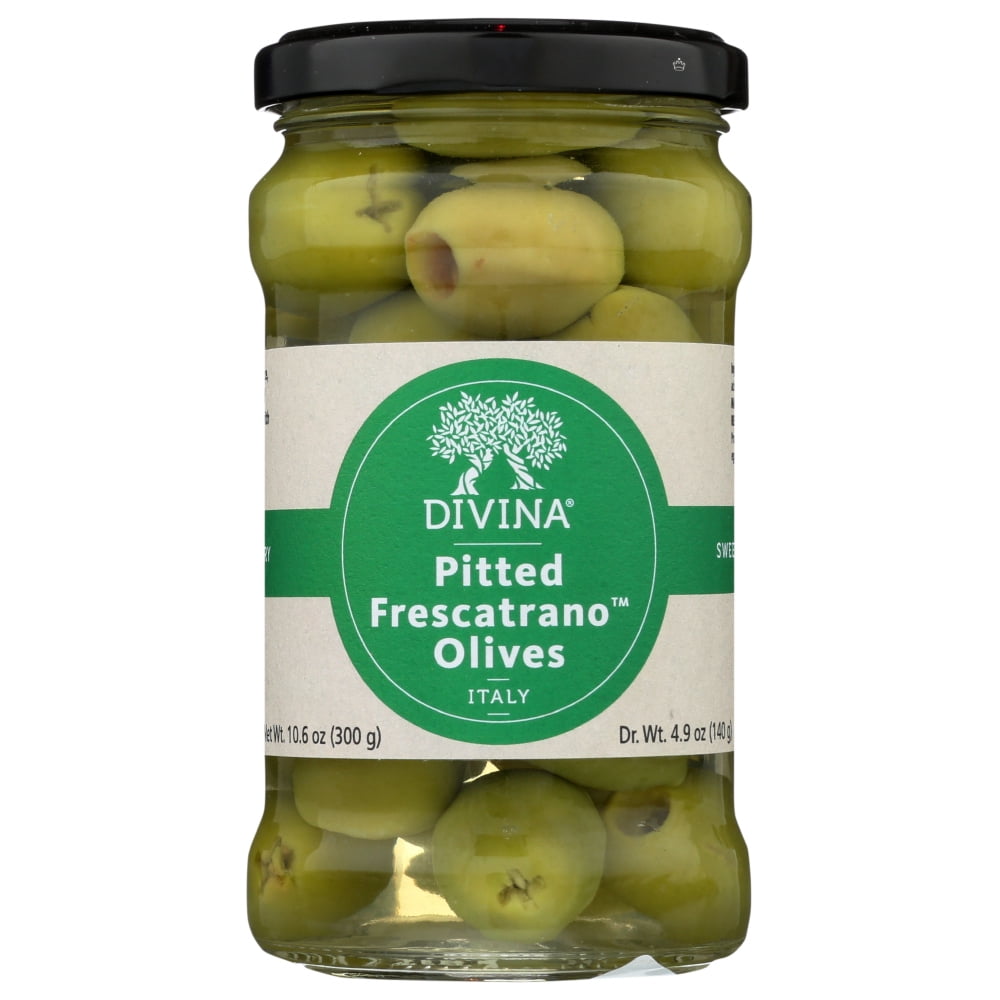 Divina Frescatrano Pitted Olives, 4.9 Oz