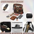 thumbnail image 6 of Kuiaobaty Rose Skull Print Crossbody Bag for Women, Waterproof Zipper Vegan Leather Crossbody Handbag with Adjustable Shoulder Strap Lightweight Travel Casual Hobo Purse, 6 of 7