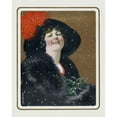 thumbnail image 2 of William Ely Hill 20x24 Black Ornate Framed Double Matted Museum Art Print Titled: Christmas Puck (1911), 2 of 5