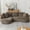 Brown, variant on Tmsan 120.9" Modern L-Shaped Modular Sectional Sofa with Chaise,Boneless Comfy Corduroy Fluffy Couch with Deep Seat and Side Pockets,Flexible Module Combination for Living Room,No Assembly Required