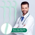 thumbnail image 4 of ACDANC 200 Count Floss Picks Bulk Non Breakable Tooth Picks Flosser Dental Floss Sticks for Adults Teeth Cleaning Dental Flossers for Family Pack Travel (Light Green), 4 of 7