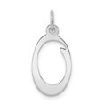 thumbnail image 1 of 925 Sterling Silver Dainty Letter O Initial Name Monogram Necklace Charm Pendant, 1 of 6