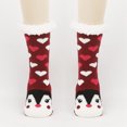 thumbnail image 2 of Christmas Socks for Women Winter Warm Thick Confinement Socks Cartoon Animal Cold Sleep Socks, 2 of 3