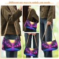 thumbnail image 4 of FORMRS Womens Shoulder Bag with Chain Strap Clutch Purse Cute Tote Handbag, Purple Neon Road, 4 of 7