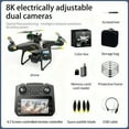 thumbnail image 5 of 8K Dual Camera FPV Drone with 4.3" Screen Controller, Brushless Motors, 360° Obstacle Avoidance, One-Key Takeoff, Optical Flow, Dual Batteries, Foldable Quadcopter for Beginners & Holiday Gifts, 5 of 20