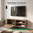 thumbnail image 3 of Mueble para TV 55” Almacenamiento con Repisas, Centro de Entretenimiento Moderno de Madera Sala cafe, 3 of 7