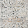 thumbnail image 3 of SAFAVIEH Martha Stewart Chandler Floral Bordered Area Rug, Cream/Grey, 5'3" x 7'6", 3 of 4