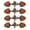 Brown, variant on 4 Pairs Toggle Buttons PU Leather Clasps Duffle Coat Closure Cord Cardigan Fasteners Clasp for Clothes DIY Decoration