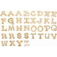 thumbnail image 2 of Plaid Unfinished Wood Surfaces Letter Pack, Fun Font, Set of 36, 2 of 4