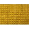 thumbnail image 1 of Ahgly Company Machine Washable Indoor Rectangle Abstract Yellow Contemporary Area Rugs, 8' x 10', 1 of 4