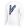 thumbnail image 2 of Men's Starter White Seattle Kraken  Color Scratch Pullover Sweatshirt, 2 of 3