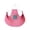 Pink, variant on Dog Baseball Cap with Ear Holes, Adjustable Canvas Sun Hat for Small Medium Dogs(Green,M)