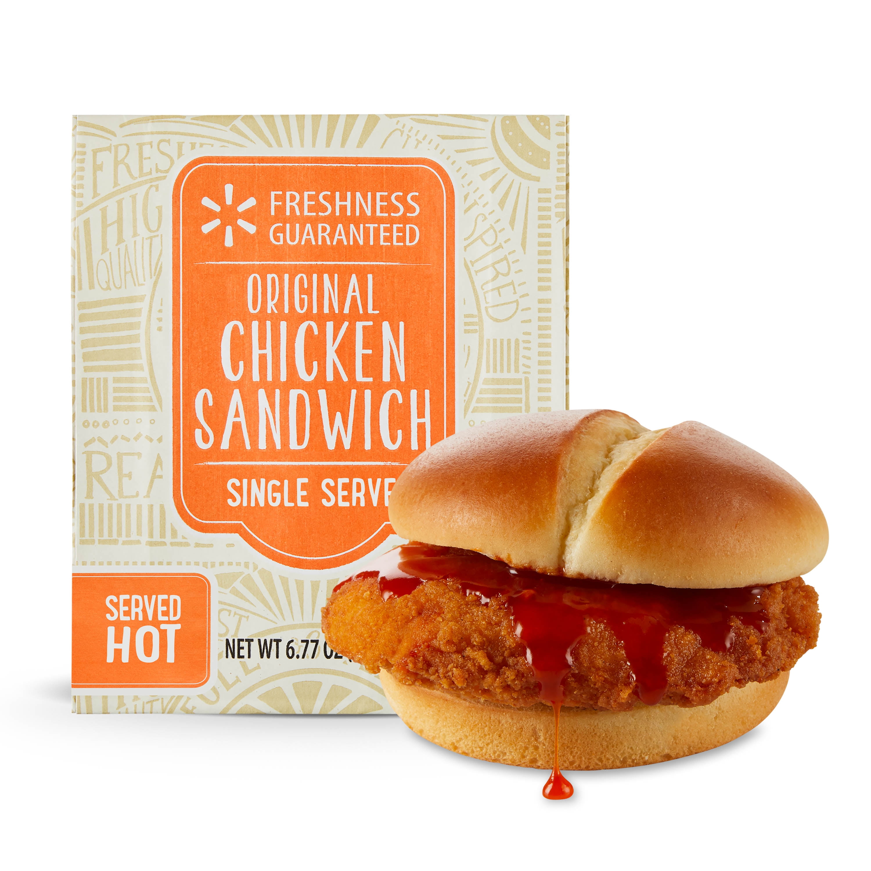 Walmart Deli Breaded Chicken Fillet Sandwich