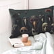 thumbnail image 4 of Fotbe Stylish Avian Gathering Funda de Almohada Decorativa Estilo Occidental, Lujo en Algodón, Fundas para Almohadas King, Cojín Estampado para Decoración del Hogar-14"x20", 4 of 6