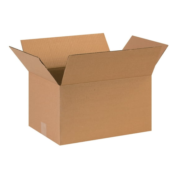 The Packaging Wholesalers Corrugated Boxes 16" x 11" x 9" Kraft 25/Bundle BS161109