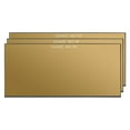 thumbnail image 1 of Lente de vidrio de soldadura Uxcell para cascos endurecidos, filtro de oscurecimiento, lente de vidrio de soldadura dorado (10 VIDRIO) 2" x 4.25", 1 of 5