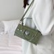 thumbnail image 1 of Bolsa Alligator Mujeres PU Bolso Amor Cadena Hombro Crossbody Tote Bag (Verde), 1 of 9