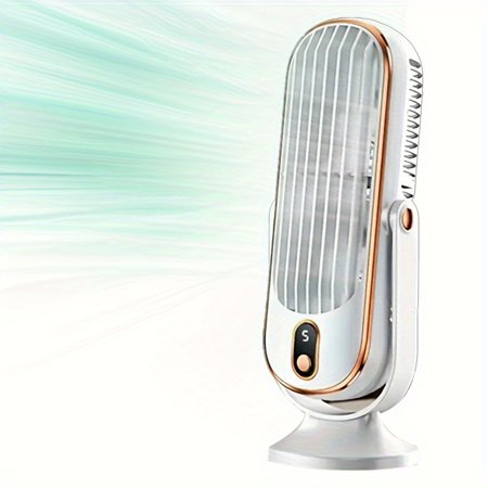 1pc, portable air conditioner fan, large battery dual motor household small air cooler, 5-speed air cooling fan 720 ° surround air blower, office, tourism, camping, Outdoor RV portable USB fan