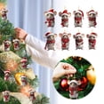 thumbnail image 3 of 2D Christmas Pendant Decoration Christmas Tree Double Printed Acrylic Pendant Decoration Interesting Decoration For Christmas A Miniature Christmas Decorations Beads, 3 of 3