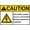 Warning Sign 3, variant on Caution Sign Chemical Goggles Required in This Area Aluminum Tin Sign 8"x12" - For Home Coffee Bar Wall Decor