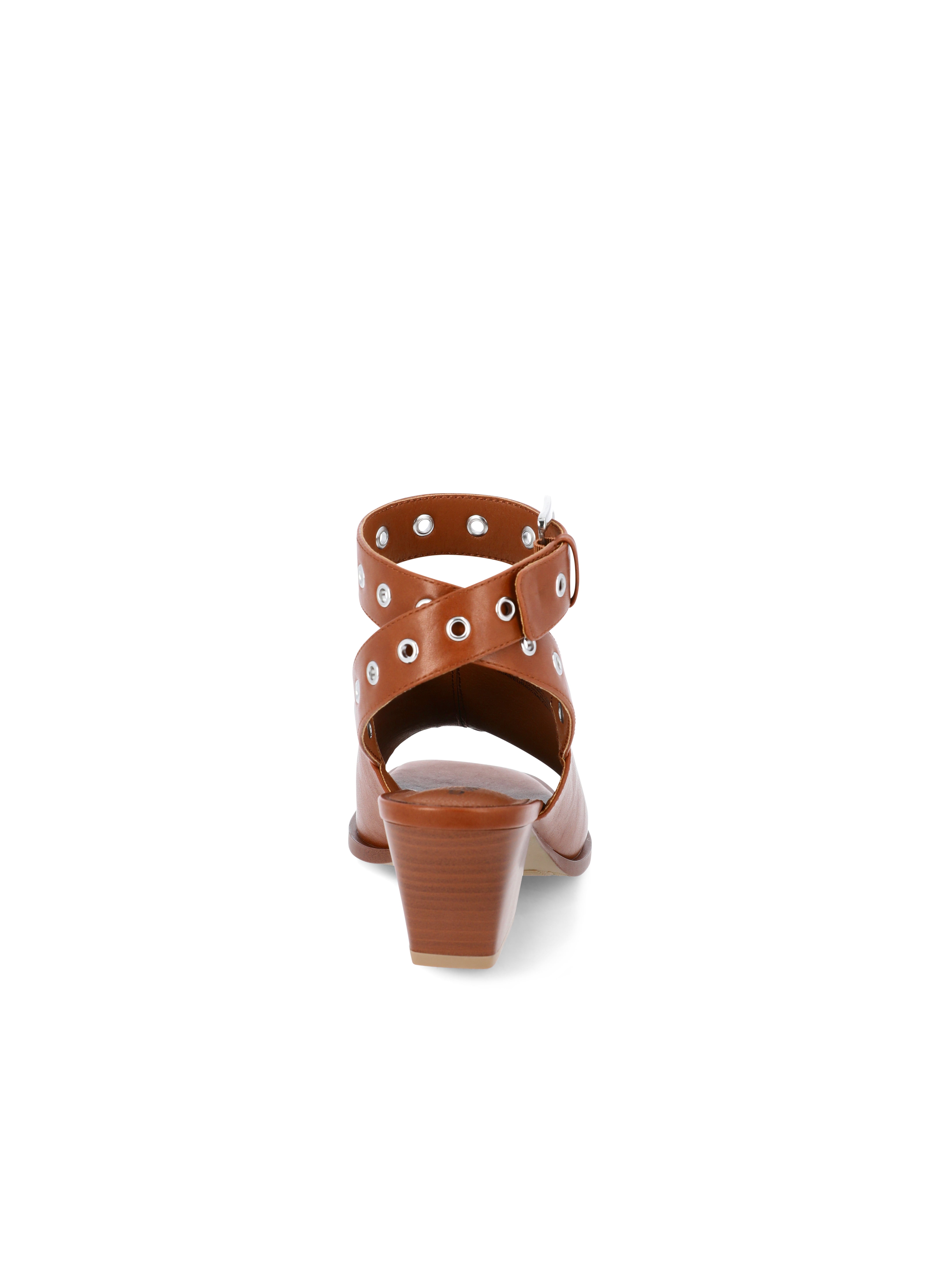 No Boundaries Women's Buckle Sandal Block Heels