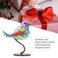 thumbnail image 4 of Figura de pájaro colorida de metal base desmontable adorno de arte de pájaro de metal descompresión teñida para amigos para Año Nuevo ANGGREK Otros, 4 of 8