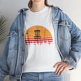 thumbnail image 2 of Vintage Retro Sunset Disc Golf T-shirt, 2 of 2