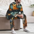 thumbnail image 7 of Cauagu Hip-Hop Duck Print Men's Long-Sleeve Pajama Set,Soft Button-Front 2Pjs for Men Long Sleeve Men’s Sleepwear-Medium, 7 of 7