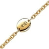 Personalized Gold Stainless Steel Oval E