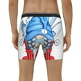 thumbnail image 4 of Cauagu Medicine Gnome Truck Red Print Men's Boxer Briefs, Funny & Cute Underwear Elastic Waistband Briefs Ideal Gift for Men,1-Pack, 4 of 7