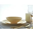 thumbnail image 6 of " OCCASIONS " 720 Piece set (120 Guests)-Wedding Plastic Plates & cutlery -Disposable Dinnerware 10.25'', 7.5'' + Silverware w/double fork (Bali in Ivory & Gold), 6 of 7
