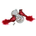 thumbnail image 3 of Cardinal Birds and Twig Christmas Ball Glass Ornaments - 6.25" (155mm) - 4ct, 3 of 4