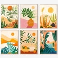 thumbnail image 3 of 6 paquetes de kits de pintura por números para adultos principiantes, pintura bohemia acrílica fácil por número, kits de pintura de acuarela por números sobre lienzo sin marco para decoración de la pa, 3 of 4
