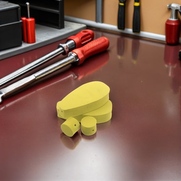 ETHZZLE Yellow Car Antenna Topper Set, 2Pcs Sponge , Universal Fit, Easy to Install, Car Accessories