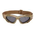 thumbnail image 1 of Gafas de seguridad de malla resistentes a los impactos, de alta tenacidad, transpirables, para juegos de tiro, conducción al aire libre, color barro, 1 of 15