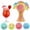 Round, variant on 100Pcs Umbrella Straws for Drinks, Colorful Cocktail Straws with Mini Umbrellas, Tiki Party Supplies, Parasol Drinking Straws for Margarita, Pina Colada(Flower Shape)