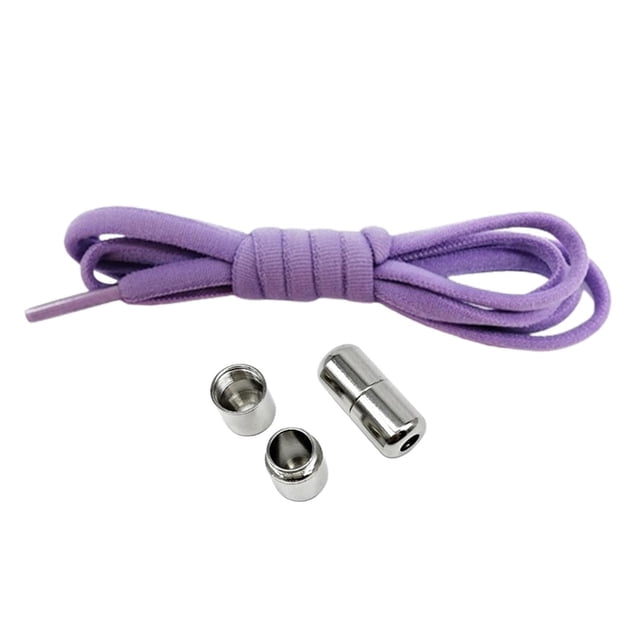 Elastic Shoelaces 1 Pair Shoe Laces for Running Shoes Sneakers Adults Violet