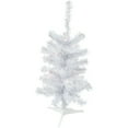 thumbnail image 2 of Northlight Pre-Lit Slim Woodbury White Pine Artificial Christmas Tree - 2' - Clear Lights, 2 of 6