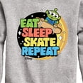 thumbnail image 3 of Disney - Toy Story - Eat Sleep Skate Repete - Toddler & Youth Crewneck Fleece Sweatshirt, 3 of 5