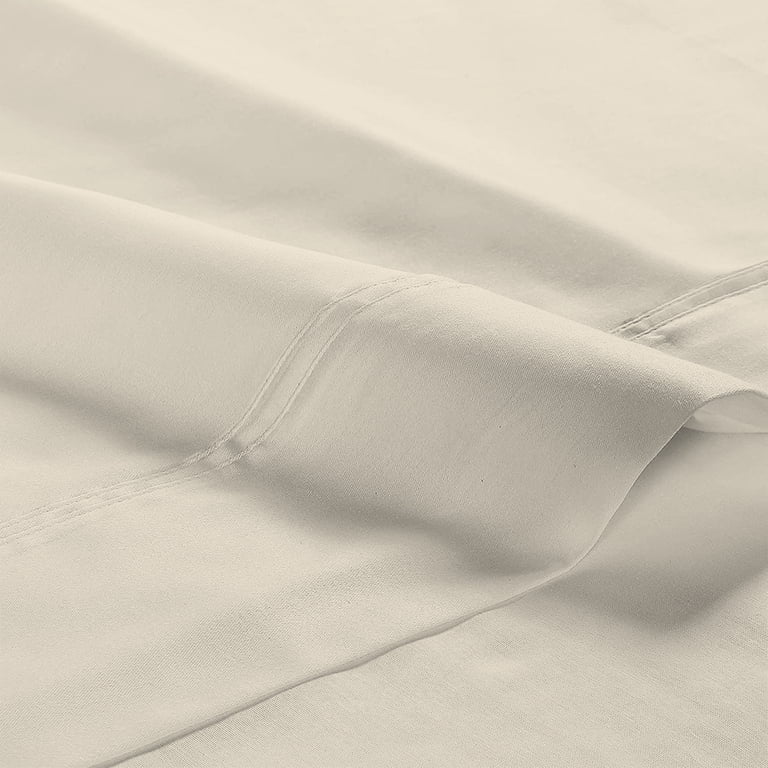 Aireolux 800 Thread Count Supima Cotton Full Sheet Set, Ivory photo 3
