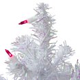 thumbnail image 3 of Northlight Pre-Lit Pine Slim Artificial Christmas Tree - 2' - White - Pink Lights, 3 of 6