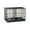 Black, variant on Prevue Pet Products Divided Flight Cage - Black