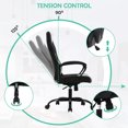 thumbnail image 4 of CL.HPAHKL PC Gaming Chair, Ergonomic Computer Chair PU Leather Gamer Chair with Headrest and Lumbar Support, Height Adjustable Video Game Chair Gaming Chair for Adults Teen, White, 4 of 6