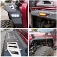 thumbnail image 5 of WOLFSTORM [4PCS] For 2007-2018 Jeep Wrangler JK JKU Wheel Front Rear Fender Flares Steel With LED Sequential Turn Signal Lights And LED Side Marker Lights, 5 of 12