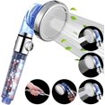 thumbnail image 1 of Cabezal de ducha filtrado con botón de parada, cabezal de ducha de alta presión de 4 modos, cabezales de ducha de ahorro de agua con cuentas de filtro para cabello seco y piel (sin reemplazo, 1 of 3