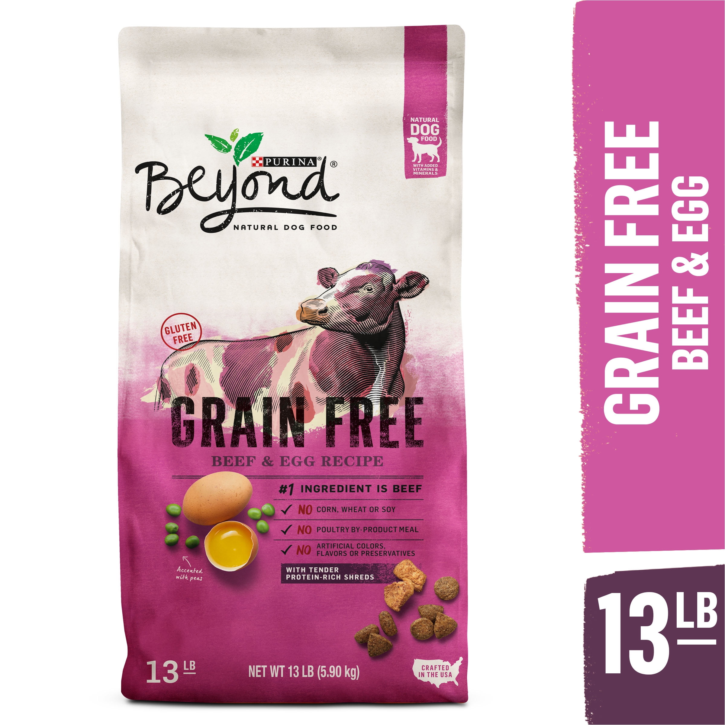 Purina Beyond Grain Free, Natural Dry Dog Food, Grain Free Beef & Egg