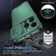 thumbnail image 5 of Funda deslizante para cámara de PC y TPU para iPhone 14 Pro Max, color verde oscuro, 5 of 5