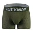 thumbnail image 2 of JOCKMAIL Mens Underwear Boxer Mens Padded Boxers Shorts Mesh Breathable Hips Enhancing Mens Boxers with Removable Cup, 2 of 3